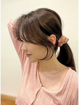 ビューエヒメ(VIEW EHIME) 小顔可愛いレイヤーカット×アッシュカラー20代30代40代