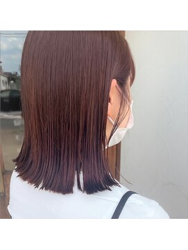 リエットヘアー 杢左店(Lie-et. hair) #カシスカラー#艶ボブ#西尾市カラー#西尾市髪質改善#西尾市