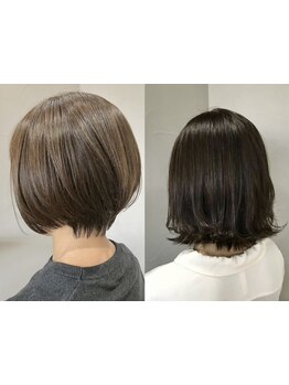 【白子】《大人女性のお悩みに寄り添うサロン》自然な白髪ぼかし&髪質改善が同時に叶うのが嬉しいPoint！