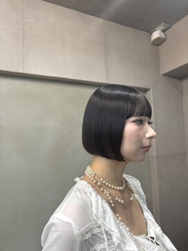 ファビ 渋谷(Fab) くびれヘア/暗めカラー/アプリコットオレンジ/縮毛矯正