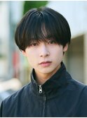 マッシュ/黒髪/ナチュラルマッシュ/メンズ/ツーブロック