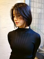 ランプ 代官山(the lamp)&nbsp;大人美人透明感ダークブラウンレイヤーボブ20代30代40代