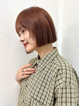 ガーデン 渋谷(GARDEN) ボブ　レイヤーボブ　フェイスレイヤー　暖色カラー