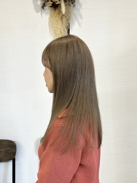 リベストバイジェービー 稲毛(li best. byjb) ダークアッシュ/大人ガーリー/似合わせカット[稲毛/白髪ぼかし]