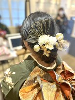 リザ ヘアー サロン 大谷 なんごう店(LIZA hair salon)&nbsp;シニヨンスタイル