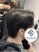 カルロイースタイル(CARLO e-style)&nbsp;センターパート／韓国風／ニュアンスパーマ