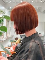 ラレイ ハラジュク(Lalei harajuku)&nbsp;原宿縮毛矯正切りっぱなしボブミニボブタッセルボブショートボブ