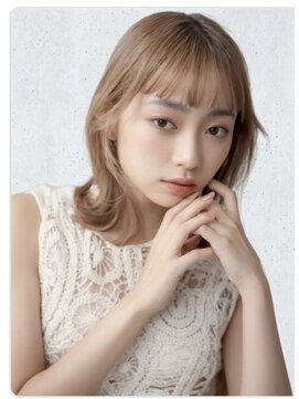ブロッサム 東久留米店(Blossom) 20代30代◎大人ミディアムレイヤーで結べる垢抜け