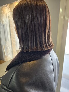 ヘアーグロウニコ(hair grow nico...) 丸くならないボブ