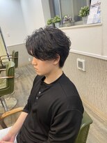 ルッカランス 経堂店(Lucca Lance)&nbsp;シャドウパーマ/センターパート/メンズパーマ