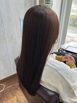 コルテ 倉敷西坂店(CoRte.)&nbsp;美人ストレート/ナチュラルストレート/艶ブラウン/小顔カット
