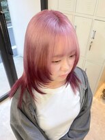 フラム 渋谷(flamme)&nbsp;◯【ブリーチ2回～】ホワイトピンク×チェリーピンク