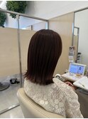 外ハネボブ×オレンジブラウン