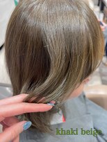 ピークアブー アヴェダ ギンザシックス(PEEK-A-BOO AVEDA GINZASIX) 【カーキベージュ】赤み消しカラー オリーブカラー ◆