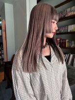 ワンダーヘアーグルーミング(WANDER Hair grooming)&nbsp;ホワイトベージュ×ダークブラウンのデザインカラー