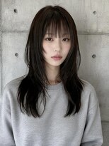 エイチ ウルフカット 大阪梅田(811)&nbsp;くびれフェイスフレーミングミディアムウルフピンクグレージュ
