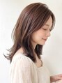 カバーヘア ブリス 上尾西口店(COVER HAIR bliss)&nbsp;大人可愛い印象の、毛先ワンカールセミロング