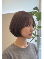 トレ(tre.)&nbsp;透け前髪の丸みワンカールボブ