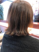 マーリャヘアー(mallia hair)&nbsp;かわいい外ハネミディアムスタイル