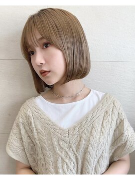 ラフ フロム ガーデン(Laf from GARDEN) 【Laf 田中双葉】ぱつっと切りっぱなしボブ