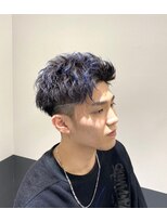 シエラ 心斎橋(CIERA.)&nbsp;CIERA.ツーブロック×ハイライトブルー