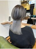 ホワイトシルバー×マッシュウルフ