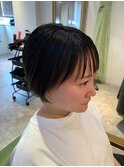 大人かわいい小顔ショート/顔まわりレイヤー