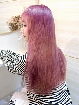 エルバイラビス 大宮(elu by lovis) 《Kanna》韓国アイドルみたいなピンクアッシュ/ラベンダー/大宮