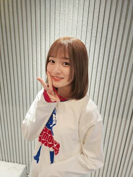 ボアップ(boappu) #ミルクティーベージュ#ミルクティーカラー#ボブ