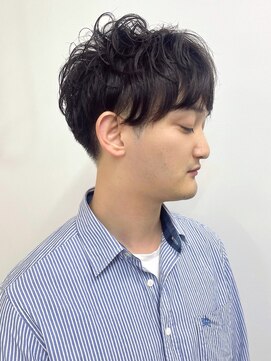 ラギッド 大野城店(RUGGED) ニュアンスパーマ　ダウンパーマ　ミディアム　ツーブロック