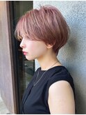 ショート/ハイトーン/ハンサムショート/くびれショート