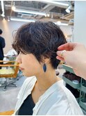 前川友哉/ショート/ショートパーマ/マッシュショート