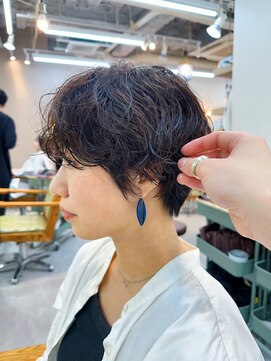 ロウバイレボ 柏(lou by revo) 前川友哉/ショート/ショートパーマ/マッシュショート