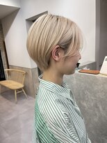 サンドエス 銀座(sand S)&nbsp;ハイトーンショートブリーチホワイトベージュ