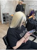 ホワイトブロンド♪エクステ♪