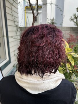 チョコレート(chocolate) ピンクパーマ