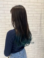 ビスイル 秋葉原店(Vis ill)&nbsp;ミントアッシュグレージュカラーくすみカラー細め