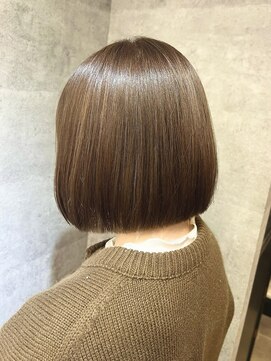 キャラ シャローネ 池袋(Chara Chalone) 切りっぱなしボブ/ダメージレス/アルティストカラー【れいな】