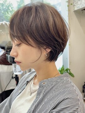 アイドットプラスサッポロ 札幌(i.+SAPPORO) メルティカラーナチュラルボブ前髪あり似合わせカットショート