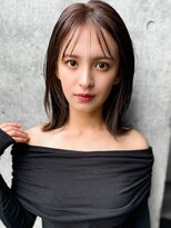 エインアンリー 表参道(AIN.ANLY.) 3ぱっつん前髪薄めバング長めバング切りっぱなしボブミニボブ