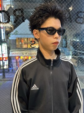 ラグシス ザ バックルーム(LUXIS THE BACK ROOM) スパイキーショートパーマ【立川/メンズ】