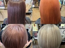 オレンジ ブゥ(ORANGE BOO)の雰囲気（白髪部分もシングルカラーでウルツヤ仕上げ！もちも良いです！）