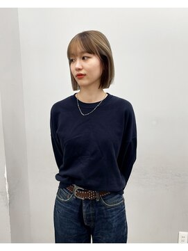 ヴァーディ オモテサンドウ(Vardy omotesando) low design/デザインカラー ボブ