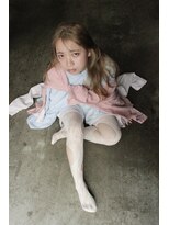 アンドスタイル(&style)&nbsp;レイヤーカット　ミルクティーベージュ