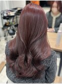 ☆高発色ブリーチなしダブルカラーでつくるカシスレッド☆