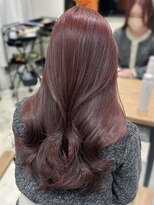 エヌアイ オモテサンドウ(ni omotesando) ☆高発色ブリーチなしダブルカラーでつくるカシスレッド☆