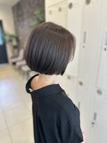 レム 泉中央店(L.E.M)&nbsp;ボブ × オリーブカラー