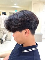 ニコ トウキョウ ヨコハマ(nico)&nbsp;メンズセンターパートウルフセンターパートニュアンスパーマ襟足