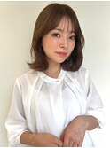 外ハネカール大人可愛いくびれミディアムp1川口20代30代40代