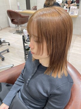 エアー 久留米(AIR) 【久留米】 ブリーチなしカラー/前髪カット/顔まわりカット